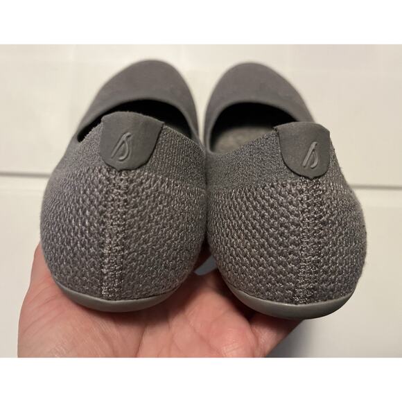 Allbirds Tree Breezers TB Gray Knit Ballet Flats Women’s Size 7 Minimalist Shoes - Picture 6 of 9